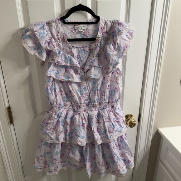 LoveShackFancy x Target LSF Light Purple Lou Mini Sun Dress 100% Cotton L Large - Picture 16 of 16